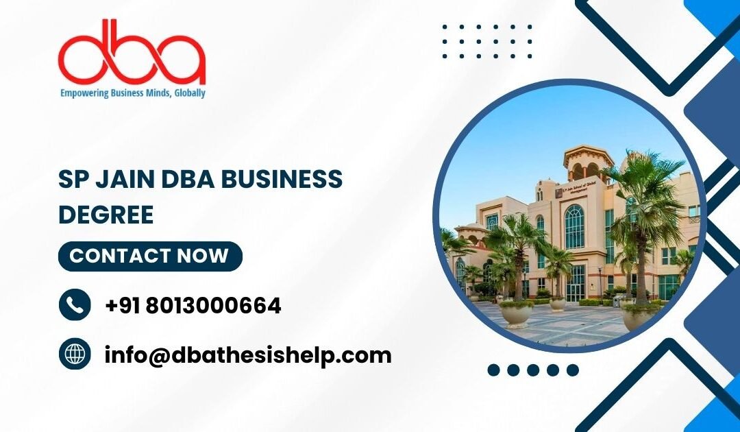 SP Jain DBA business degree
