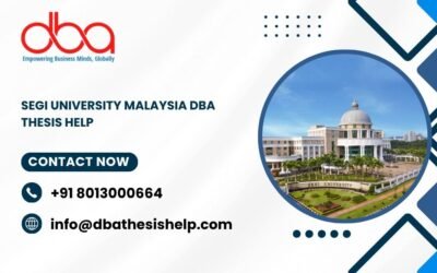 SEGi University Malaysia DBA thesis help