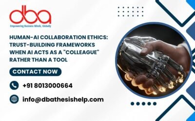 Human-AI Collaboration Ethics: Trust-building frameworks when AI acts as a “colleague” rather than a tool