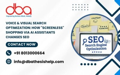 Voice & Visual Search Optimization: How “screenless” shopping via AI assistants changes SEO