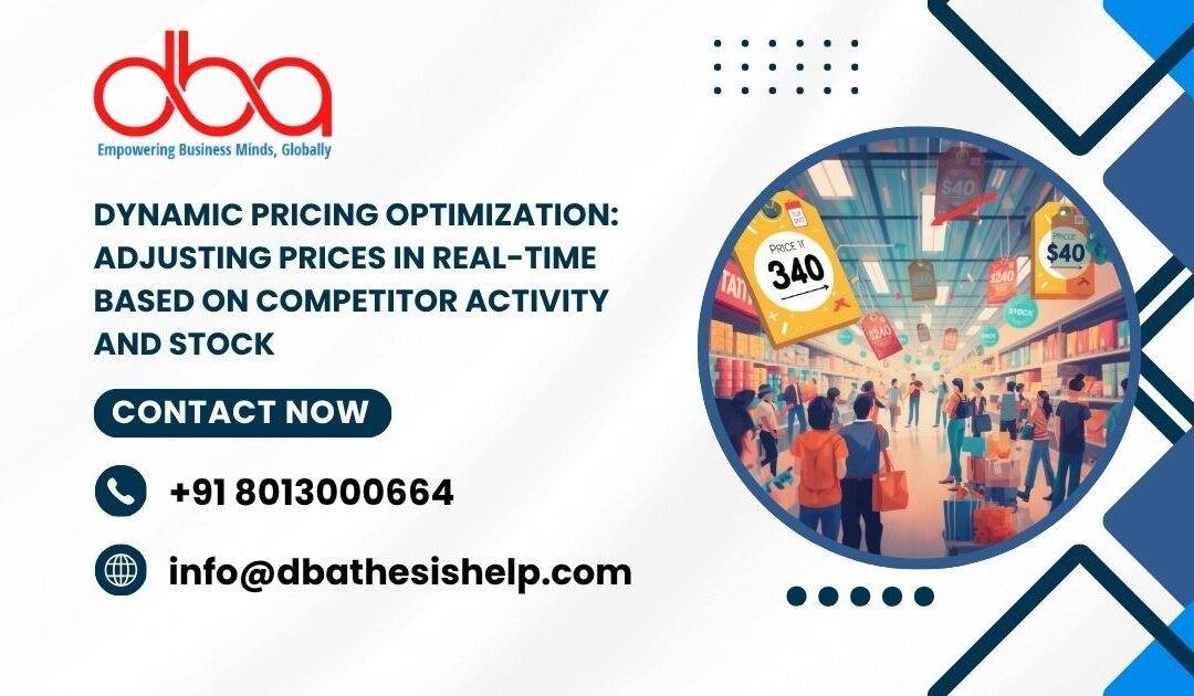 Dynamic Pricing Optimization: Adjusting prices in real-time based on competitor activity and stock
