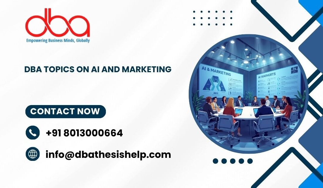 DBA topics on AI and Marketing